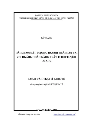 Đại Học Kinh Tế & Quản Trị Kinh Doanh Thái Nguyên: 