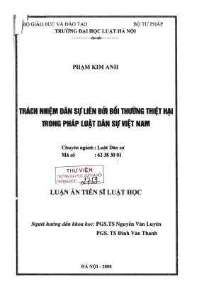 Trách Nhiệm Dân Sự Liên Đới Bồi Thường Thiệt Hại Trong