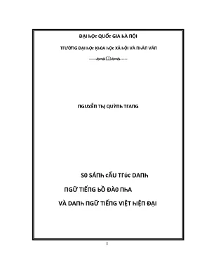 Luận Văn Về Đối Chiếu Dân Tộc Học Việt Nam Và Dân Tộc 