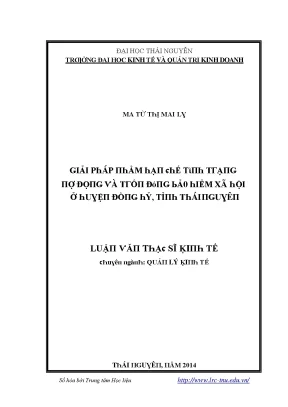 Quản lý kinh tế và bảo hiểm xã hội tại Thái Nguyên