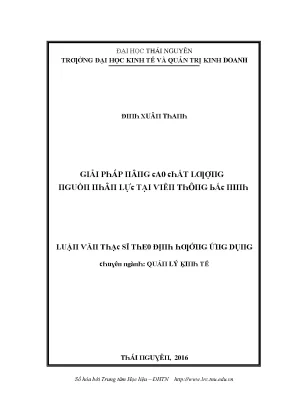 Giải Pháp Nâng Cao Hiệu Quả Quản Trị Kinh Doanh Tại
