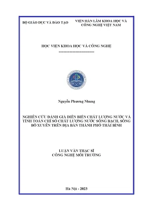 Đánh Giá Chất Lượng Nước Sông Bạch và Sông Bồ Xuyên Tại 