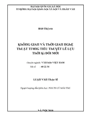 Khám Phá Tiểu Thuyết Lê Lựu Thời Kỳ Đổi Mới