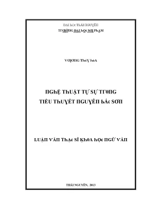 Nghiên cứu về nghệ thuật tự sự tại Đại học Thái Nguyên