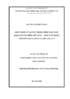 Diễn Ngôn Nữ Quyền Trong Phim Việt Nam: Nghiên Cứu Ba