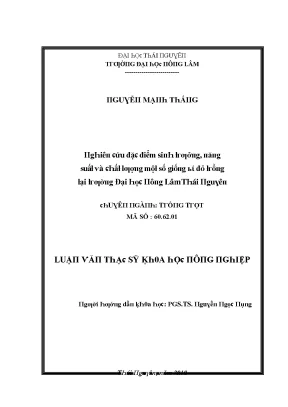 Nghiên cứu về Đặc điểm sinh học của cây bưởi đỏ tại Đại