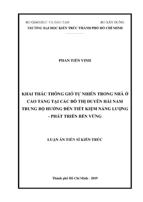 Khai Thác Thông Gió Tự Nhiên Trong Nhà Ở Cao Tầng Hướng 