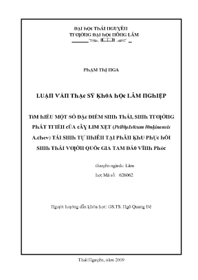 Khám Phá Đặc Điểm Sinh Thái Tại Đại Học Thái Nguyên