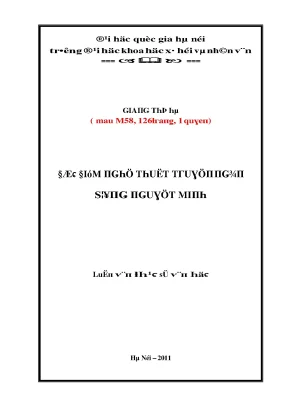 Đặc Điểm Nghệ Thuật Truyện Ngắn Sương Nguyệt Minh