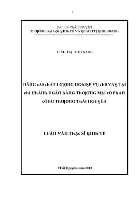 Đại học Thái Nguyên: Chương trình đào tạo và quản lý kinh tế