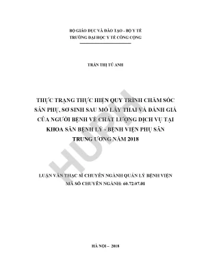 Đánh Giá Chất Lượng Dịch Vụ Y Tế: Nghiên Cứu Tình Hình 