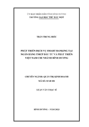 Phát Triển Dịch Vụ Smart Banking Tại Ngân Hàng TMCP Đầu