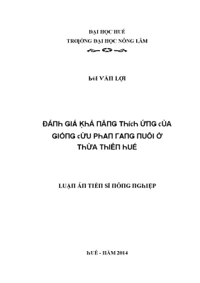 Nghiên Cứu Đánh Giá Giá Trị Kinh Tế Của Nông Sản Tại 