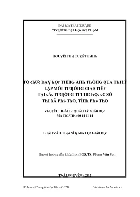 Quản lý giáo dục tại Đại học Thái Nguyên: Phân tích và