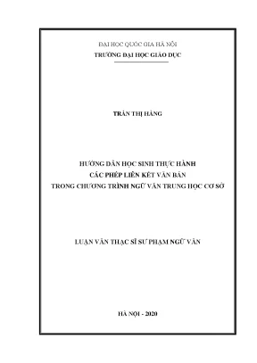 Hướng Dẫn Thực Hành Các Phép Liên Kết Văn Bản Trong 