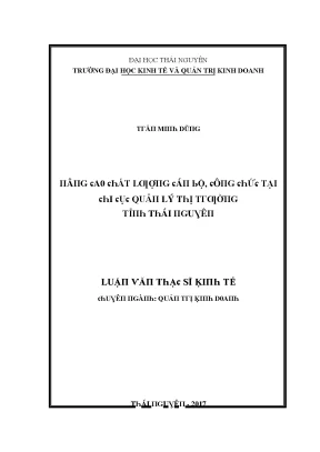 Nghiên Cứu Quản Lý Kinh Doanh Tại Trường Đại Học Kinh Tế