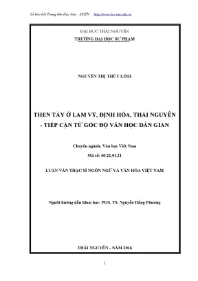 Khám Phá Văn Hóa Then Tày Tại Lam Vỹ, Định Hóa, Thái Nguyên