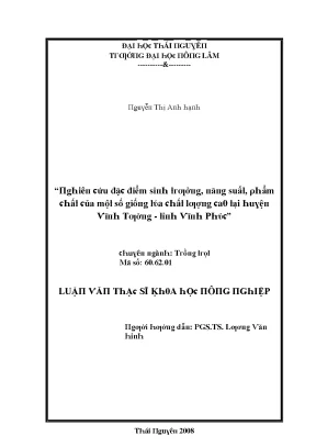 Khám Phá Đặc Điểm Nổi Bật Của Lúa Tại Đại Học Thái Nguyên