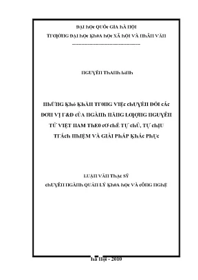 Luận Văn Về Đổi Mới Giáo Dục Tại Đại Học Quốc Gia Hà Nội
