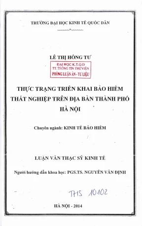Nghiên Cứu Về Bảo Hiểm Thất Nghiệp Tại Hà Nội