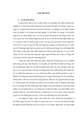 Giám định và Bồi thường Bảo hiểm Hàng hóa tại Tổng Công
