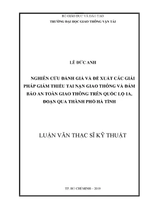 Giải Pháp Giảm Thiểu Tai Nạn Giao Thông Trên Quốc Lộ 1A