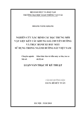 Nghiên Cứu Đặc Trưng Mỏi Vật Liệu Kết Cấu Trong Ngành