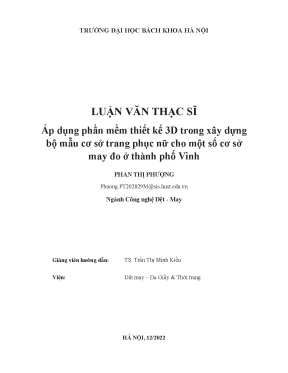 Áp Dụng Phần Mềm Thiết Kế 3D Trong Ngành May Đo Tại 