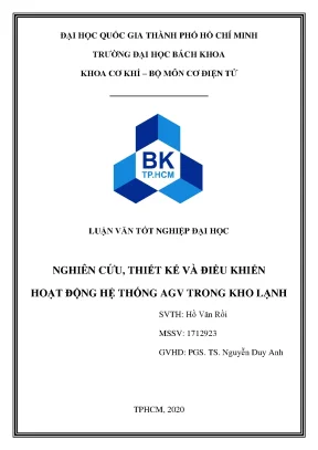 Nghiên Cứu và Thiết Kế Hệ Thống AGV Trong Kho Lạnh