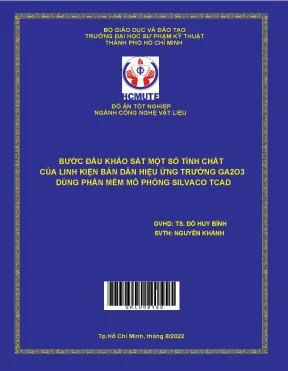 Khảo Sát Tính Chất Linh Kiện Bán Dẫn Ga2O3 Sử Dụng