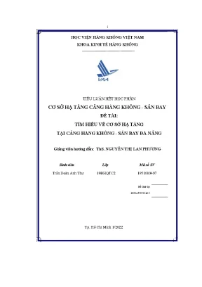 Tìm Hiểu Cơ Sở Hạ Tầng Cảng Hàng Không Đà Nẵng
