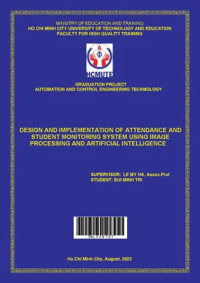 Design and implementation of attendance and student monitoring system using image processing and artificial intelligence