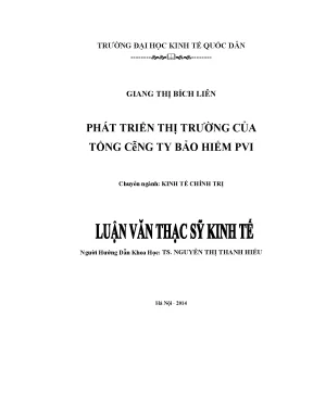 Phát Triển Thị Trường Bảo Hiểm PVI: Chiến Lược và Giải Pháp