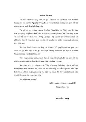 Giải Pháp Tăng Cường Quản Lý Chất Lượng Nguồn Nước Mặt