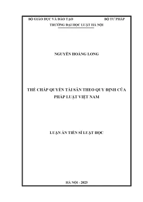 Thế Chấp Quyền Tài Sản: Nghiên Cứu và Phân Tích Theo