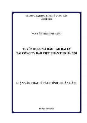Tuyển Dụng và Đào Tạo Đại Lý Bảo Hiểm Nhân Thọ Tại Bảo