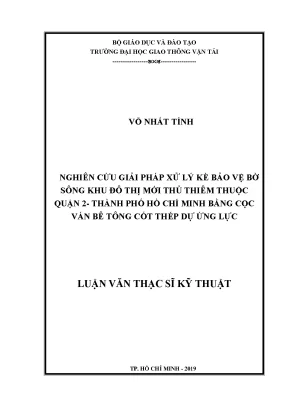 Giải Pháp Xử Lý Kè Bảo Vệ Bờ Sông Khu Đô Thị Mới Thủ Thiêm