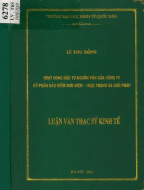Nâng Cao Hiệu Quả Hoạt Động Đầu Tư Của Công Ty Cổ Phần 