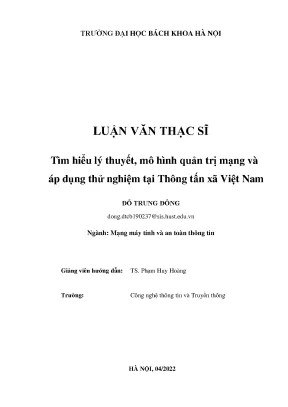 Nghiên cứu mô hình quản trị mạng tại Thông tấn xã Việt Nam