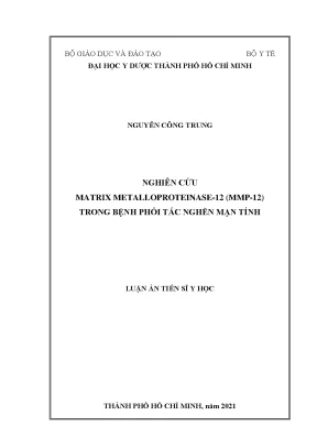 Nghiên Cứu Về Matrix Metalloproteinase-12 (MMP-12) Trong 