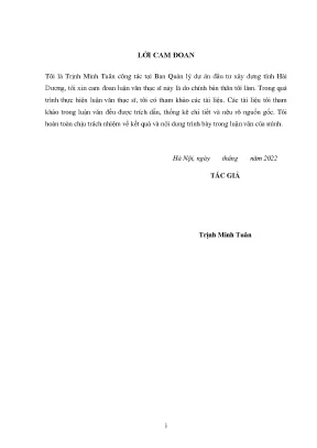 Đánh Giá Ảnh Hưởng Của Biến Đổi Khí Hậu Đến Cấp Nước Hồ