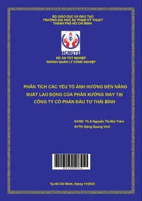 Phân Tích Yếu Tố Ảnh Hưởng Đến Năng Suất Lao Động Tại