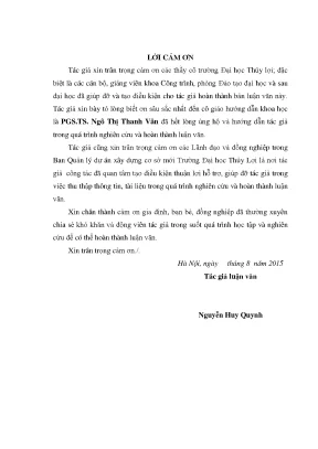 Nghiên Cứu Quản Lý Dự Án Xây Dựng: Phương Pháp Giá Trị
