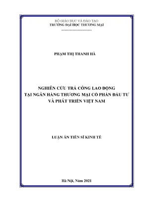Nghiên Cứu Trả Công Lao Động Tại Ngân Hàng Thương Mại Cổ