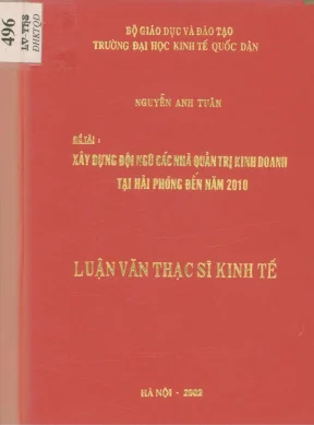 Xây Dựng Đội Ngũ Quản Trị Kinh Doanh Tại Hải Phòng Đến