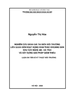 Nghiên Cứu Tác Động Môi Trường Từ Khai Thác Khoáng Sản