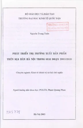 Phát Triển Thị Trường Xuất Bản Sản Phẩm Tại Hà Nội Giai 