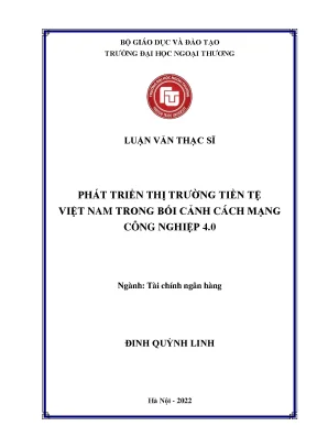 Phát Triển Thị Trường Tiền Tệ Việt Nam Trong Bối Cảnh
