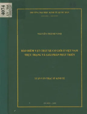 Phát Triển Bảo Hiểm Vật Chất Xe Cơ Giới Tại Việt Nam