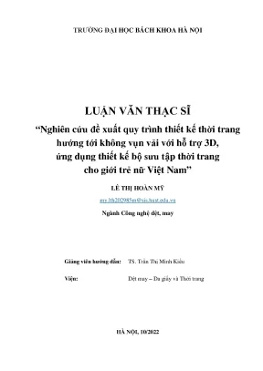 Quy trình thiết kế thời trang không vụn vải cho giới trẻ 